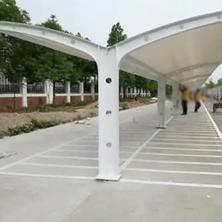 汤旺县膜结构电动车棚